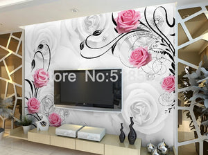 3D Wallpaper Classic Rose Flowers for Wall Unit