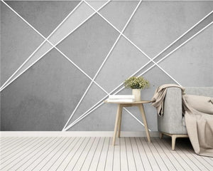 3D Wallpaper Modern Geometric Lines SKU# WAL0259