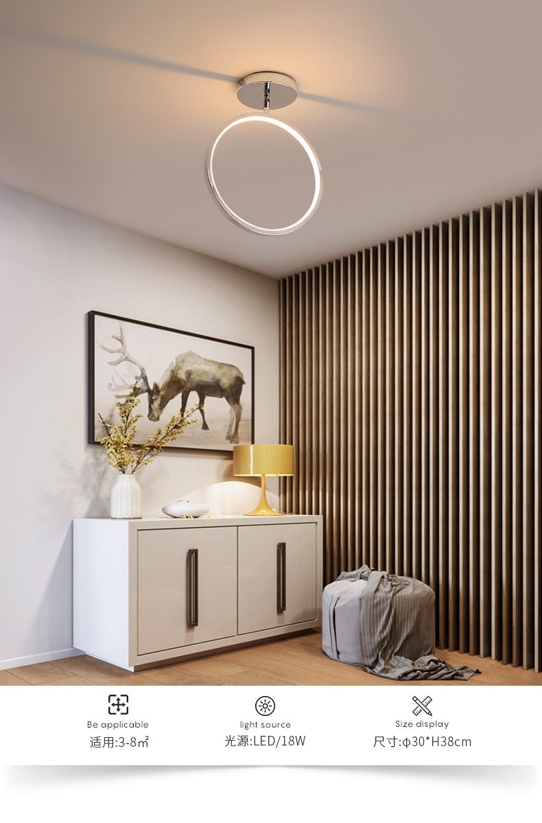 LED Circles of Trust Series VI 90-260V Ceiling Fixture SKU# LIG0116