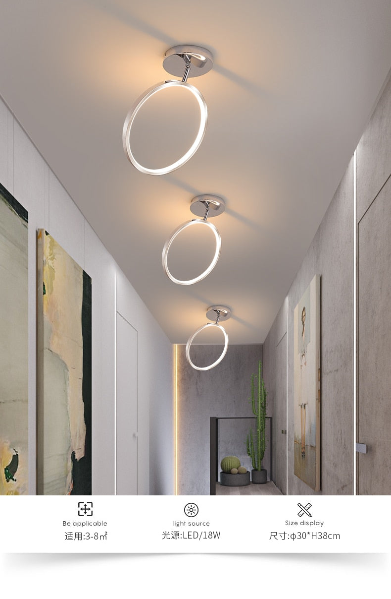 LED Circles of Trust Series VI 90-260V Ceiling Fixture SKU# LIG0116