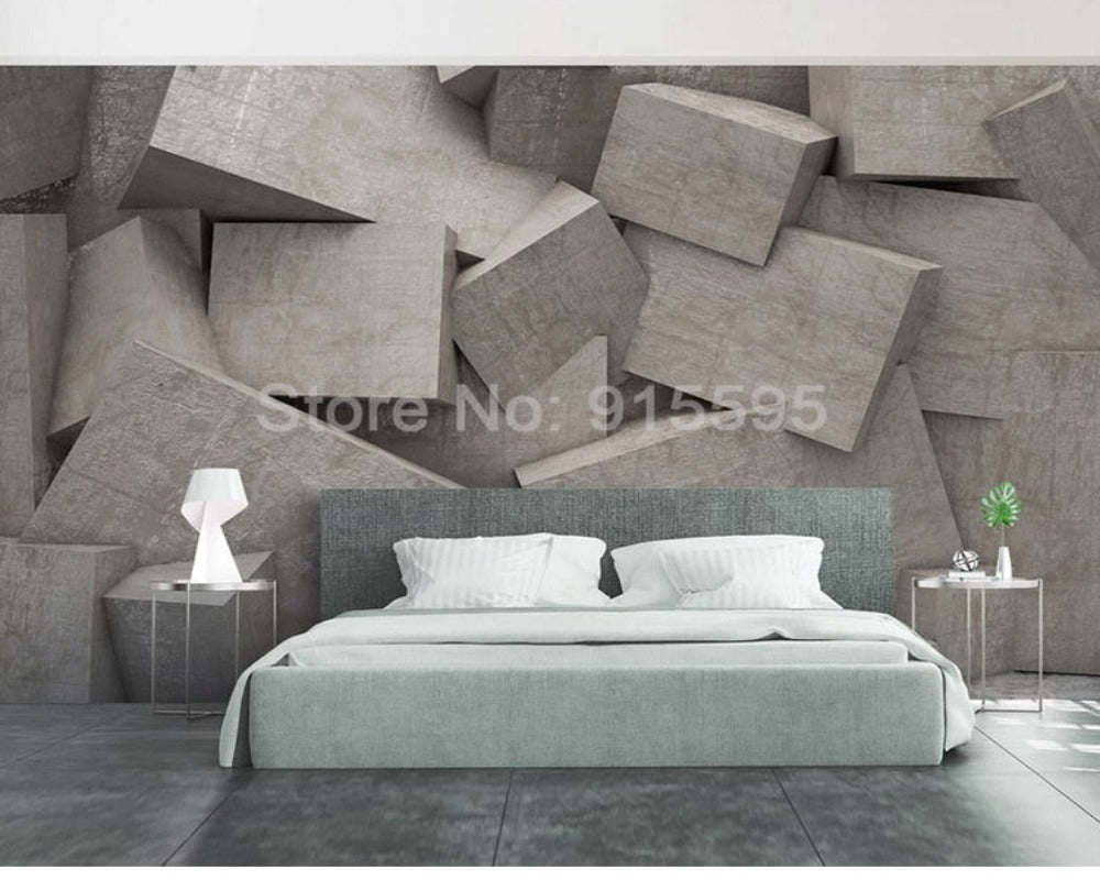 3D Wallpaper Space Geometric 