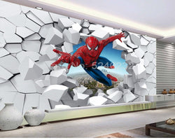 3D Wallpaper Spiderman & Avengers SKU# WAL0161