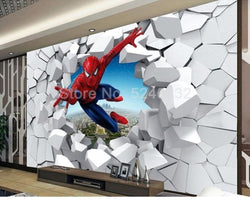 3D Wallpaper Spiderman & Avengers SKU# WAL0161