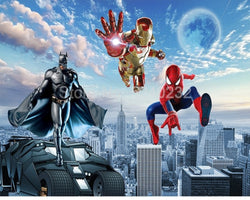 3D Wallpaper Spiderman & Avengers SKU# WAL0161