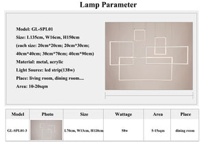 LED Matrix La Lumanaire Pendant Lights SKU# LIG0117