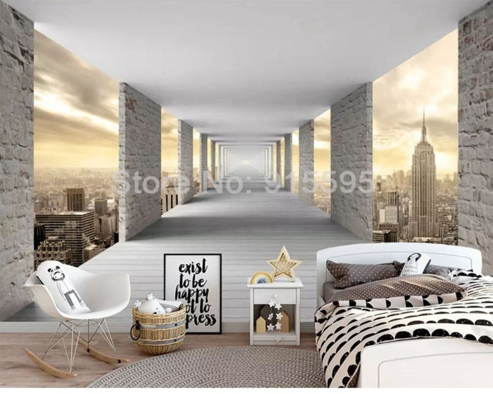 3D Wallpaper NYC Skyscraper View SKU# WAL0163