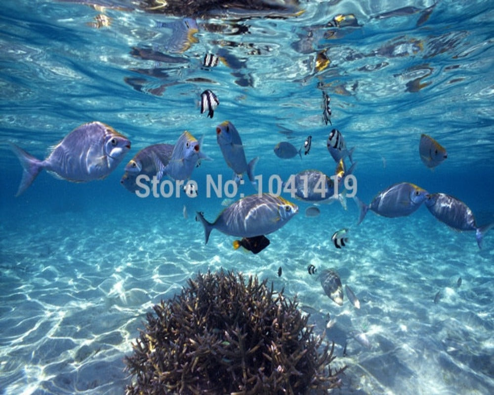 3D Wallpaper Aquarium Wildlife SKU# WAL0167