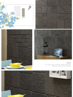 3D Marble Stone Wall Tile Self-Adhesive MOS0037