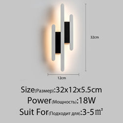 LED Right Line Luminaire Ceiling / Wall AC 90-260V SKU#LIG0063