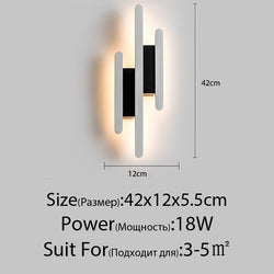 LED Right Line Luminaire Ceiling / Wall AC 90-260V SKU#LIG0063