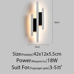 LED Right Line Luminaire Ceiling / Wall AC 90-260V SKU#LIG0063