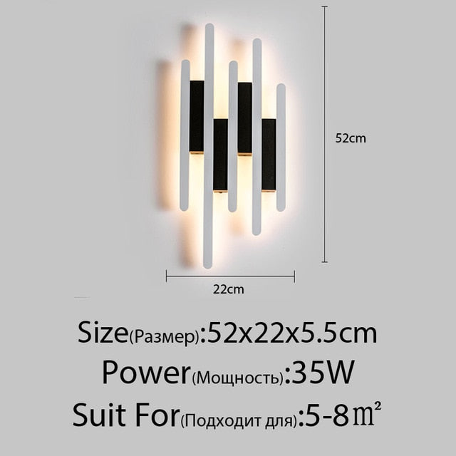 LED Right Line Luminaire Ceiling / Wall AC 90-260V SKU#LIG0063