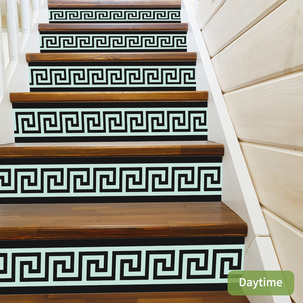 Mosaic Staircase PVC Tile Waterproof Adhesive SKU# MOS0008