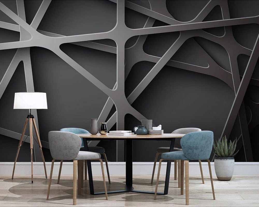 3D Wallpaper Geometric Insights 