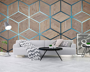 3D Wallpaper Geometric Insights SKU# WAL0301