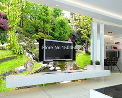 3D Wallpaper Nature Scenery River SKU# WAL0324