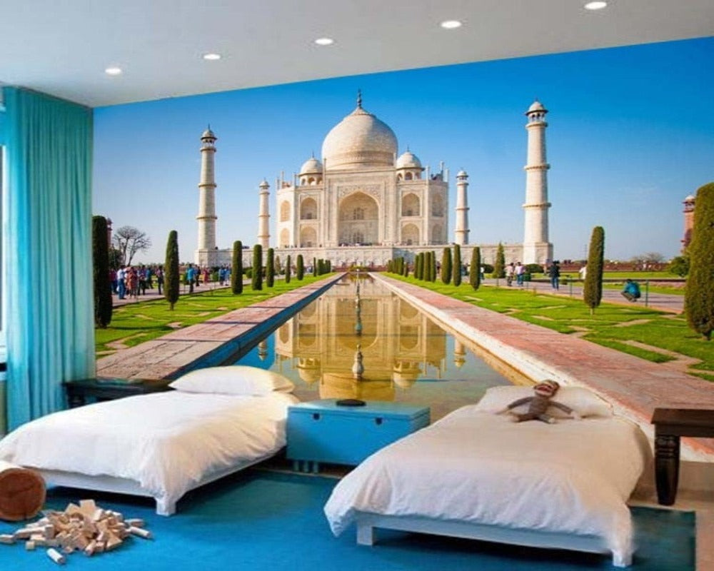 3D Wallpaper India Taj Mahal SKU# WAL0187