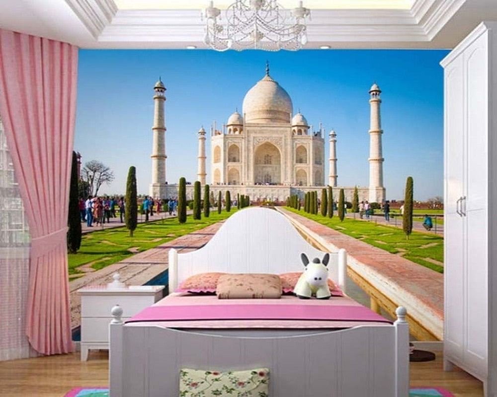 3D Wallpaper India Taj Mahal SKU# WAL0187