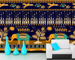 3D Wallpaper Indian Elephant SKU# WAL0186