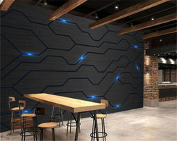 3D Wallpaper Modern Circuit Tech SKU# WAL0192