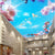 3D Ceiling Paper Blue Skyview Dove for Wall Treatment
