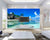 3D Wallpaper Ocean Beach Papel Mural SKU# WAL0232