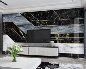 3D Wallpaper Marble Geometric SKU# WAL0293