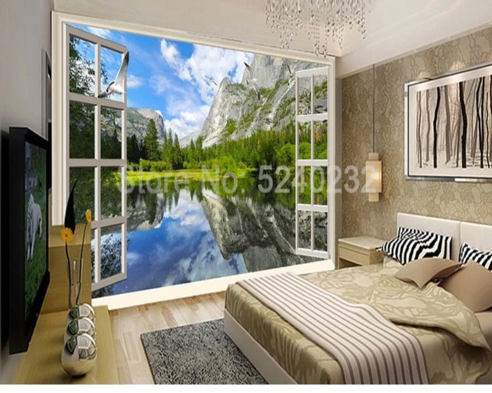 3D Wallpaper Window Nature SKU# WAL0322