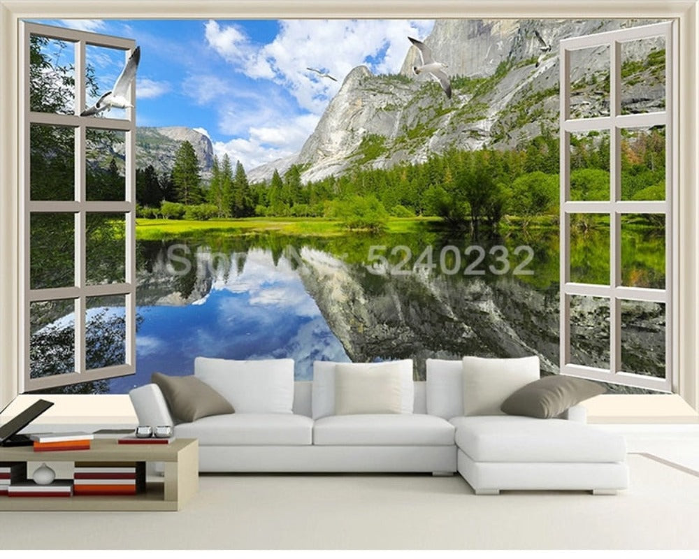 3D Wallpaper Window Nature SKU# WAL0322