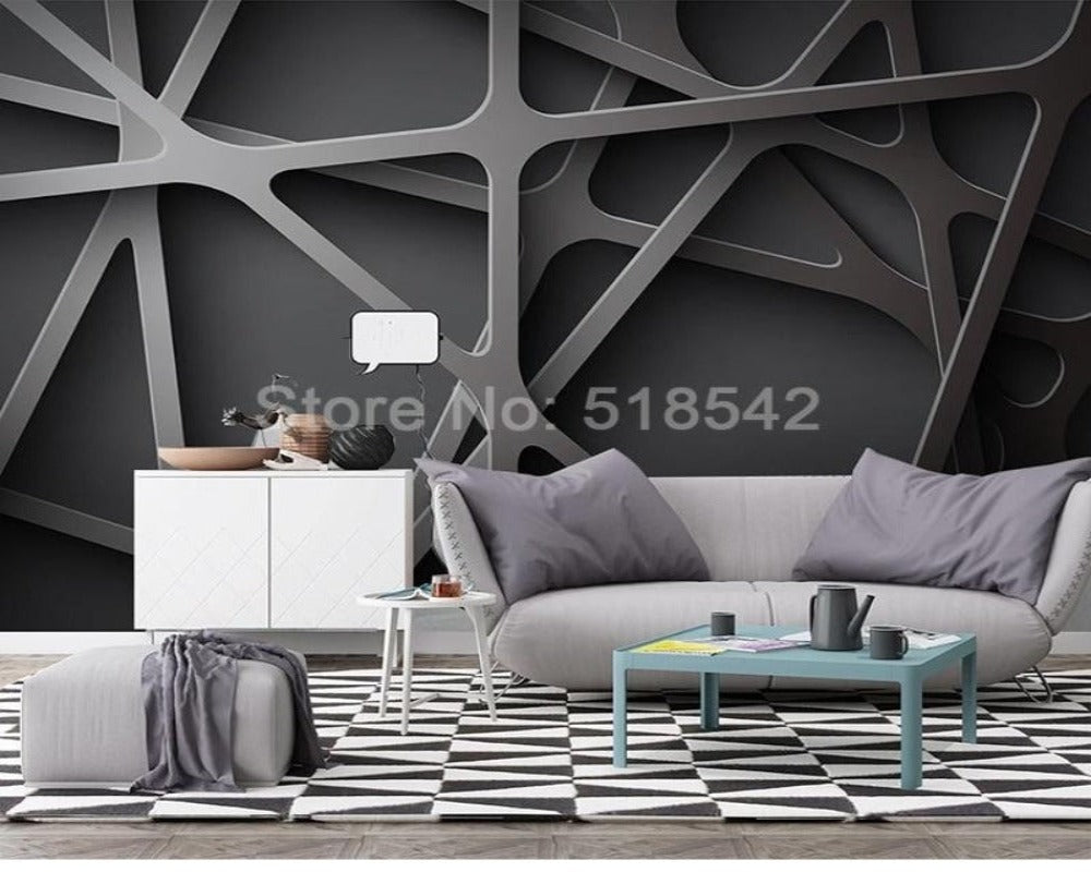 3D Wallpaper Geometric Insights 