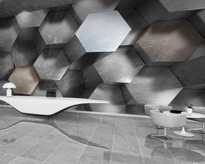 3D Wallpaper Geometric Insights SKU# WAL0284