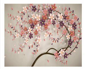 3D Wallpaper Flower Eclectic Series SKU# WAL0031