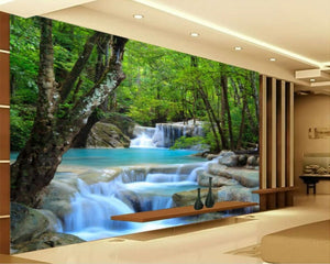 3D Wallpaper Custom Wallpaper Waterfall SKU# WAL0339