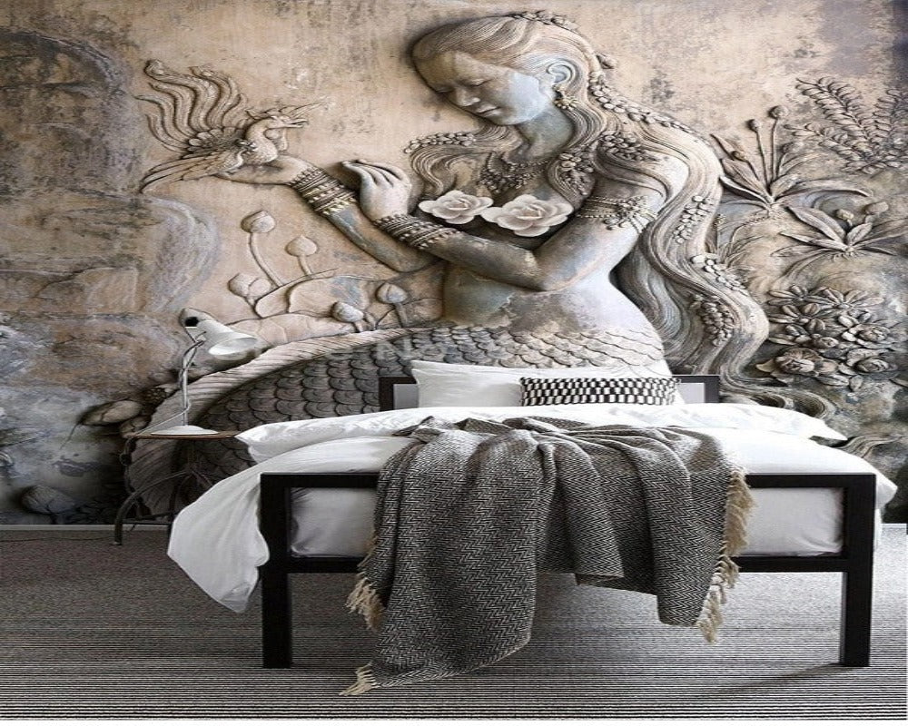 3D Wallpaper Stereo Sculpture SKU# WAL0233