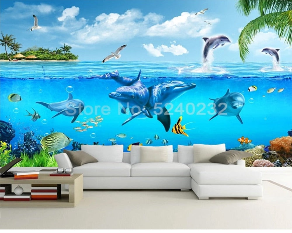 3D Wallpaper Underwater World SKU# WAL0024