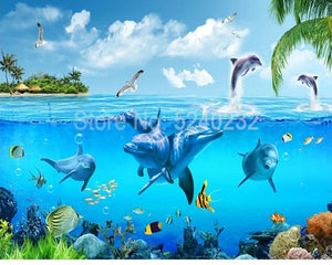 3D Wallpaper Underwater World SKU# WAL0024