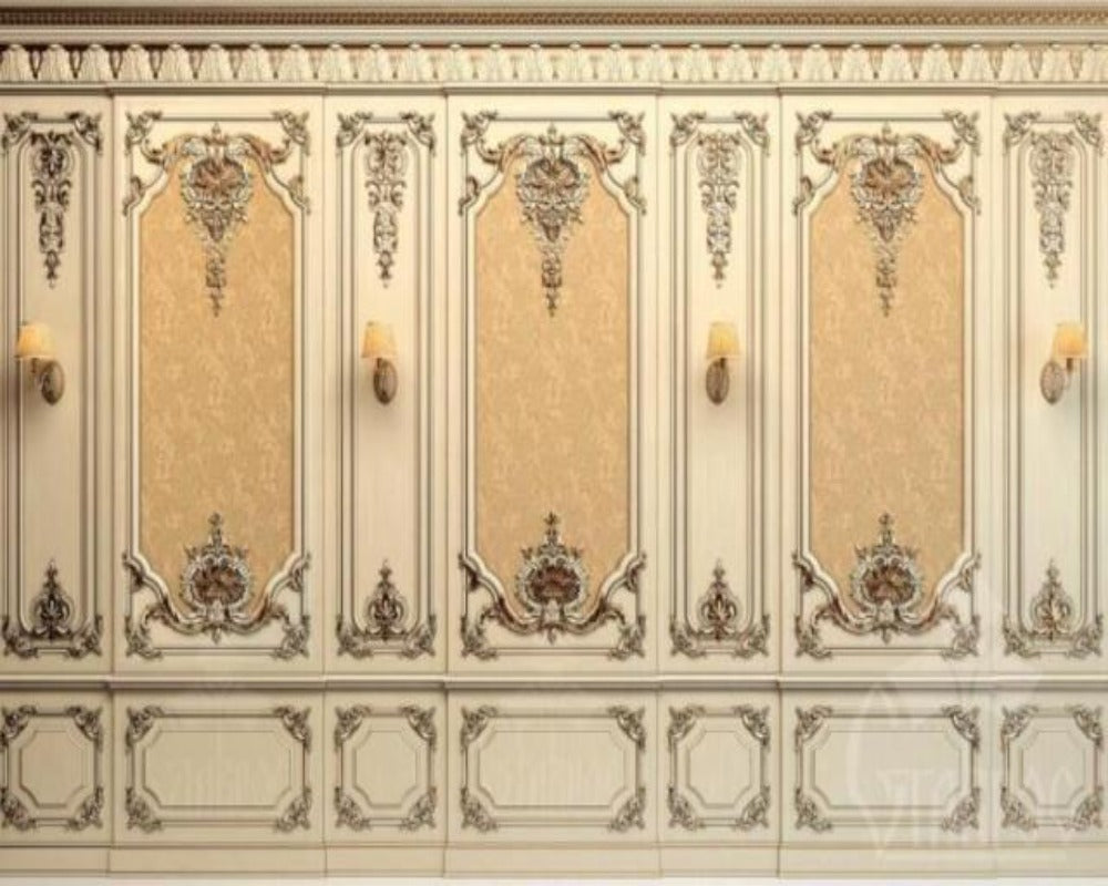 3D Wallpaper Euro Wall Framing SKU# WAL0121