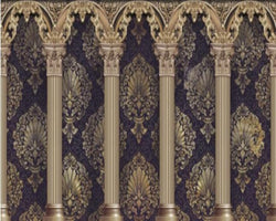 3D Wallpaper Euro Wall Framing SKU# WAL0121