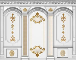 3D Wallpaper Euro Wall Framing SKU# WAL0121