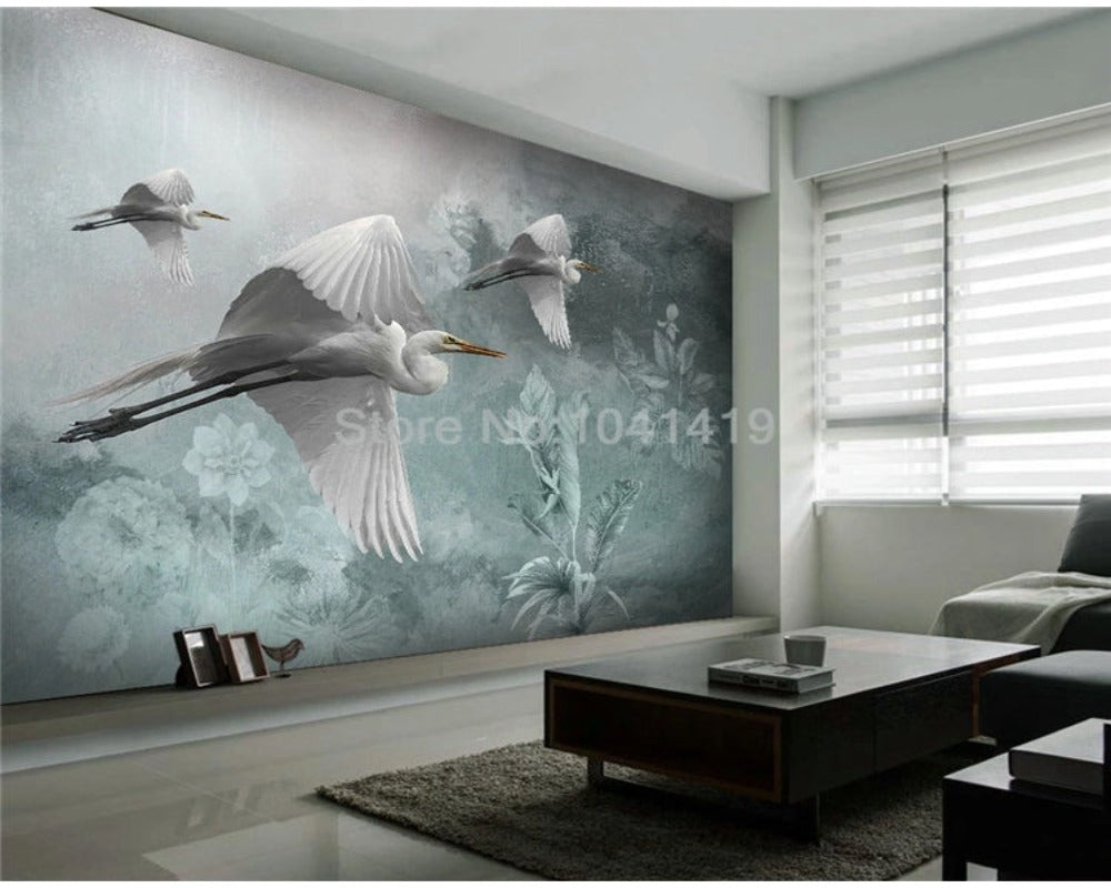 3D Wallpaper Hand Painted Abstract Art SKU# WAL0048