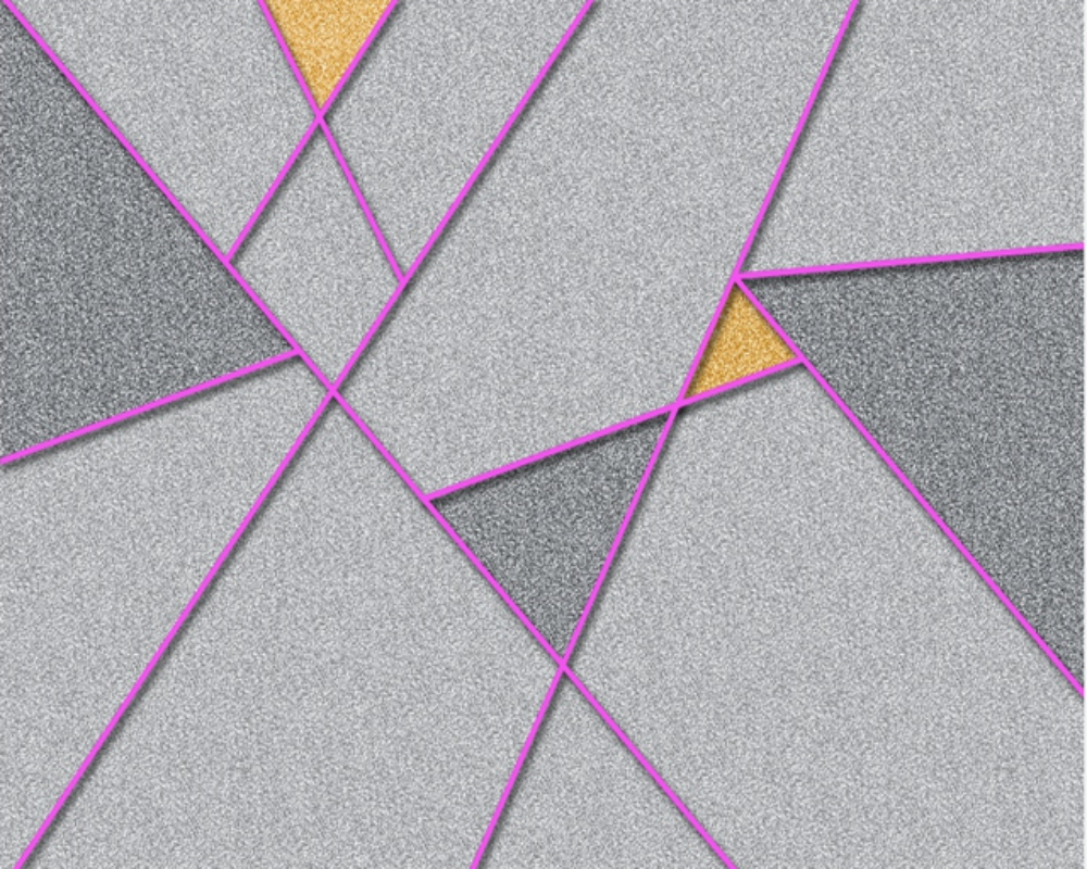 3D Wallpaper Modern Geometric Lines