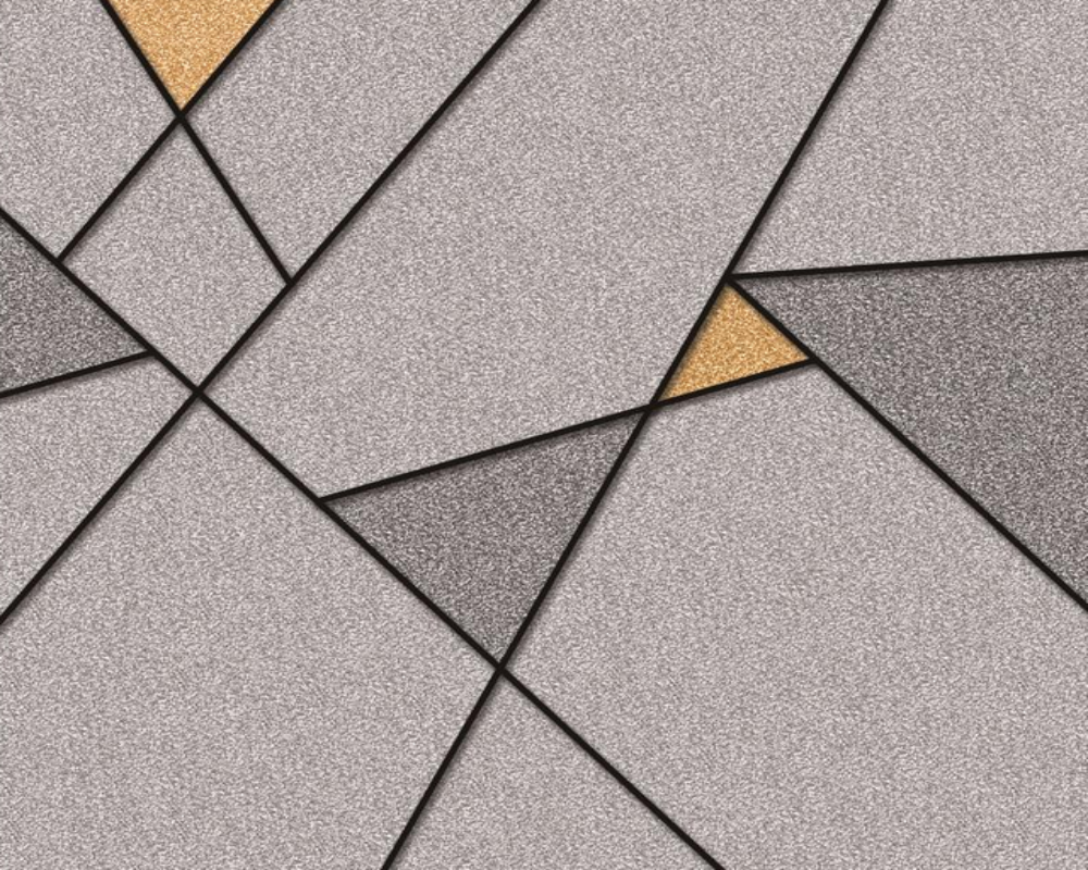 3D Wallpaper Modern Geometric Lines