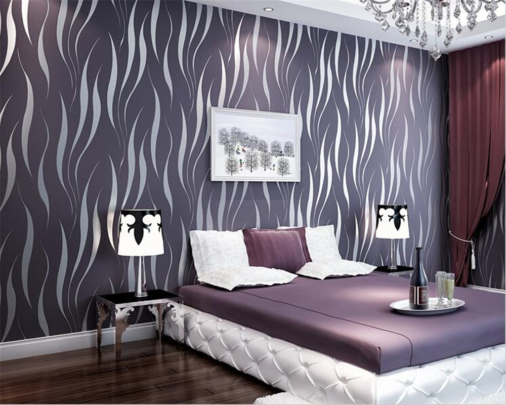 Wallpaper (Roll) Flocking Wave WAL0140