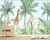 3D Wallpaper Rainforest Giraffe SKU# WAL0015