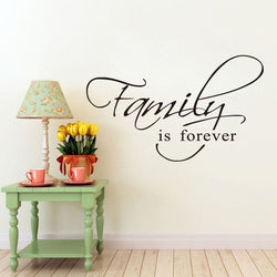 Copy of "Family Is Forever" Lettering Wall Sticker SKU# WAL10001