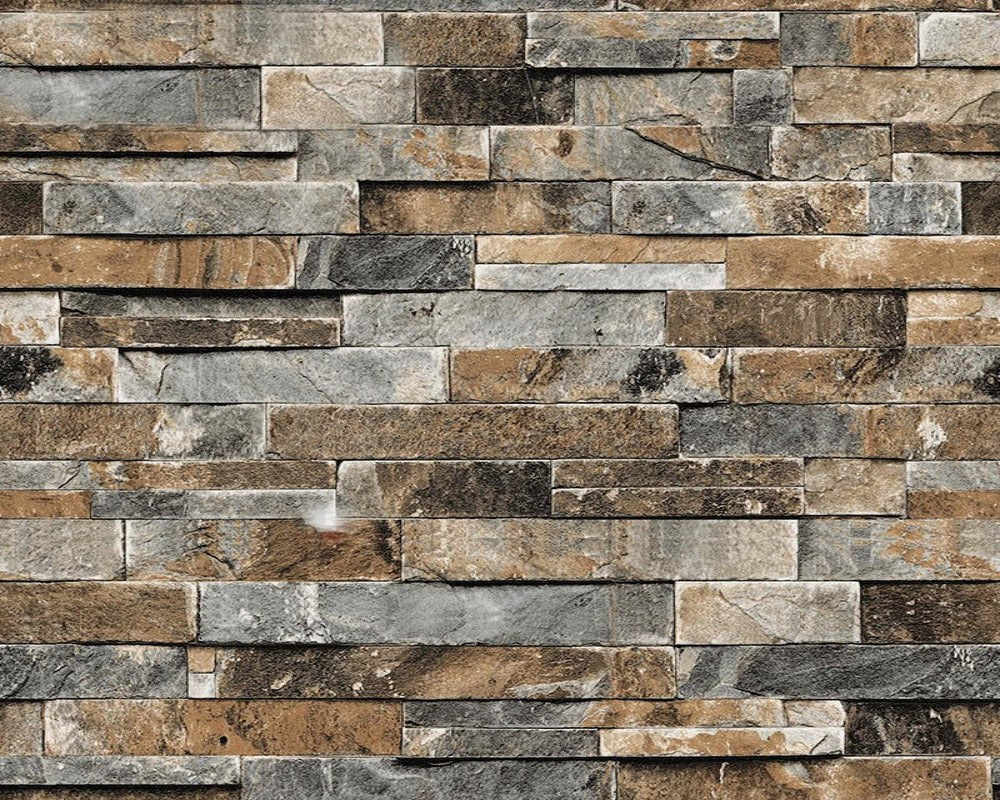 3D Wallpaper (Roll) Stereo Stone SKU# WAL0076