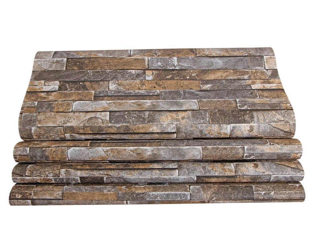 3D Wallpaper (Roll) Stereo Stone SKU# WAL0076