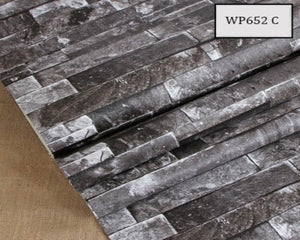 3D Wallpaper (Roll) Stereo Stone SKU# WAL0076