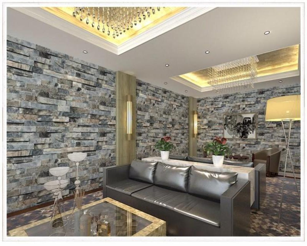 3D Wallpaper (Roll) Stereo Stone SKU# WAL0076