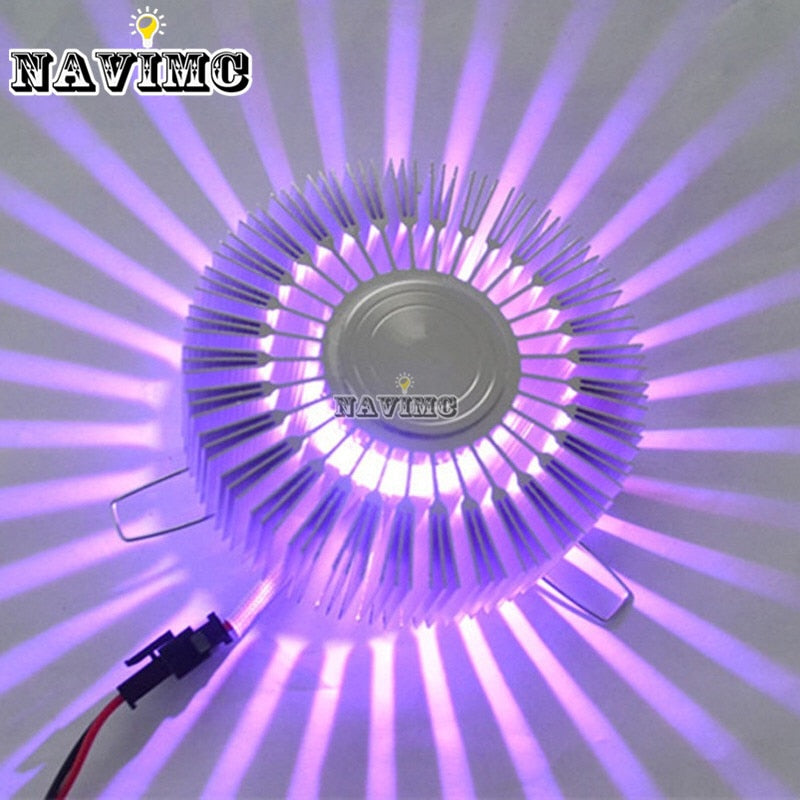 LED RGB / White Ceiling Mount Mini 80-260V SKU# LIG0039